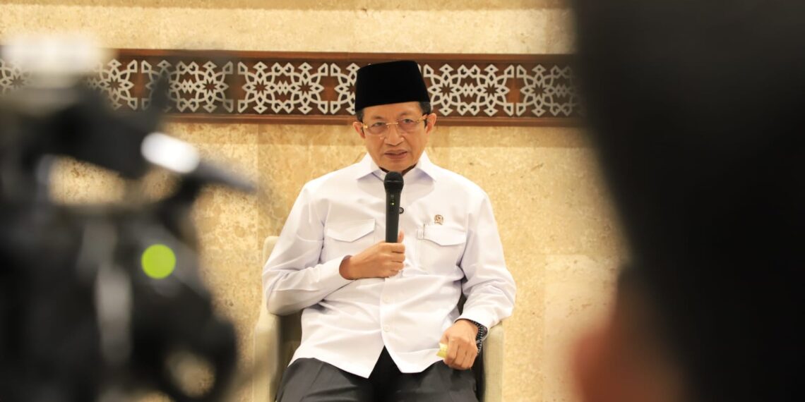 Menteri Agama juga Imam Besar Masjid Istiqlal Nasaruddin Umar membeberkan tentang rencana Iduladha 2026.(Foto: Humas Kemenag)
