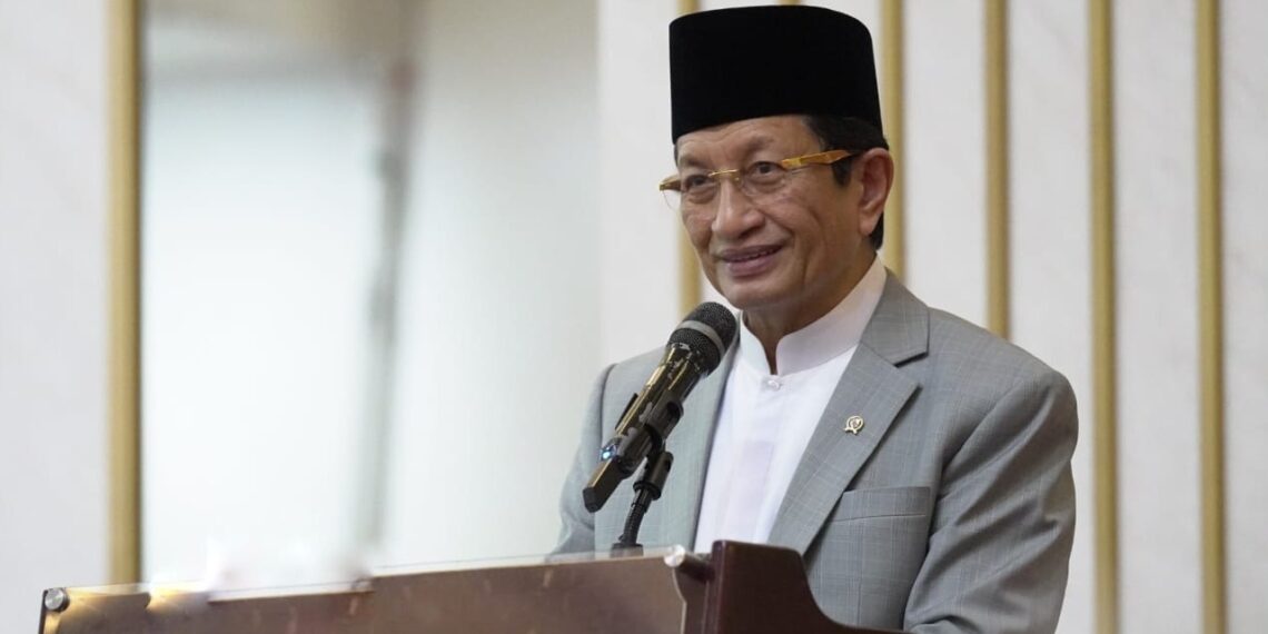 Menteri Agama Nasaruddin Umar mengucapkan selamat Iduladha 1447 H/2026 M. Menurut Menag, Iduladha mengajak umat untuk terus meneguhkan semangat keikhlasan dan kepedulian.(foto: Humas Kemenag)