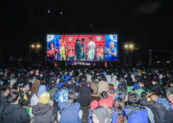 Nonton bareng Persib. (Foto: Humas Pemkot Bandung)
