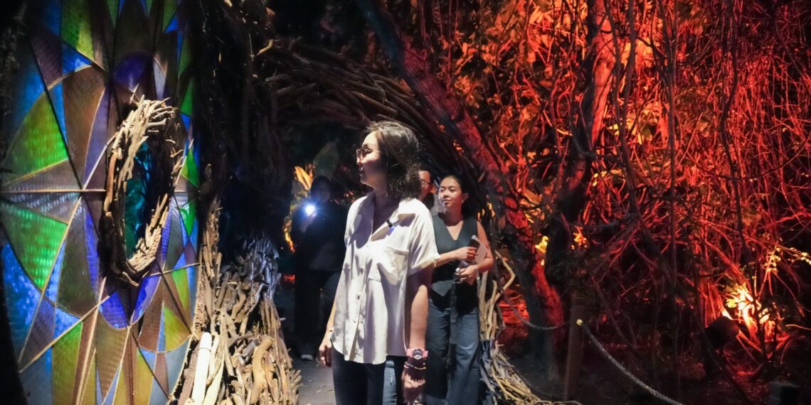 Wamen Ekraf Irena Umar mengunjungi Nuanu Creative City, Tabanan, Bali.(Dok. Biro Komunikasi Kementerian Ekonomi Kreatif/ Badan Ekonomi