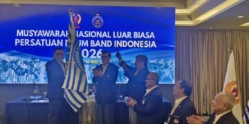 Letjen TNI Robi Herbawan resmi terpilih secara aklamasi sebagai Ketua Umum (Ketum) Pengurus Besar Persatuan Drum Band Indonesia (PB. PDBI) masa bakti 2026-2030.(Foto: KONI Pusat)