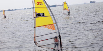 Kejuaraan Indonesia Regatta I Kejuaraan Nasional (Kejurnas) Tahun 2026 berlangsung di Indonesia National Sailing Center, Pantai Ancol Barat, Jakarta Utara, Kamis (8/5/2026).(Foto: Dok. KONI)