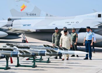 Alutsista TNI perkuat pertahanan udara.(Foto: Setneg)