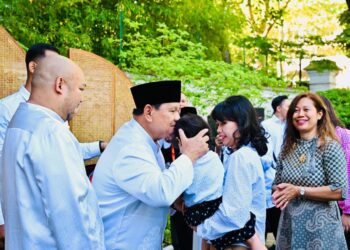 Suasana Wisma Indonesia di Paris Prancis saat Presiden hadir di Paris Prancis.(Foto: Setneg)