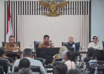 Rapat persiapan Kirab Budaya Milangkala Tatar Sunda.‎(Foto: Muhamad Azi Zulhakim/ Diskominfo Kab. Garut)