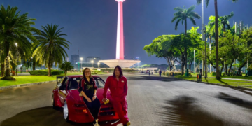 Wamenekraf Irene Umar dan Sung Kang ‘Fast and Furious.(Foto: Dok. Kemenekraf)