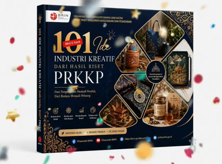 BRIN meluncurkan e-book 101 Ide Industri Kreatif.(Image: Humas BRIN)