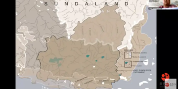Sungai purba di kawasan Paparan Sunda diduga menjadi jalur mobilitas utama manusia modern awal ketika bermigrasi di Asia Tenggara pada masa prasejarah.(Image: BRIN)