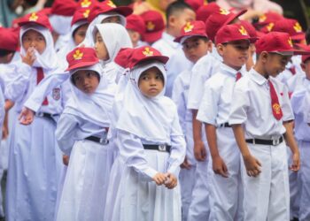 Siswa sekolah di Kota Bandung saat upacara.(Foto: Humas Pemkot Bandung)