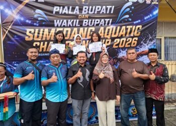 Sumedang Aquatic Championship III Piala Bupati Sumedang Tahun 2026 diikuti oleh 887 atlet. Dibuka Bupati Sumedang Dony Ahmad Munir.(Foto: Humas Pemkab Sumedang)