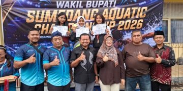 Sumedang Aquatic Championship III Piala Bupati Sumedang Tahun 2026 diikuti oleh 887 atlet. Dibuka Bupati Sumedang Dony Ahmad Munir.(Foto: Humas Pemkab Sumedang)
