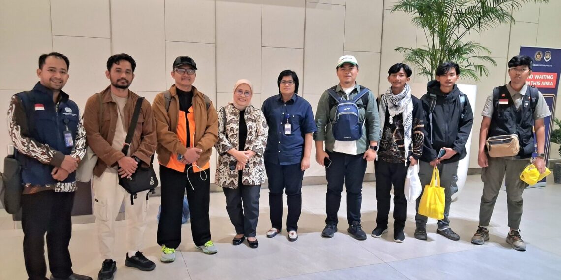 WNI peserta Global Sumud Land Convoy.(Foto: Dok. Kemlu)