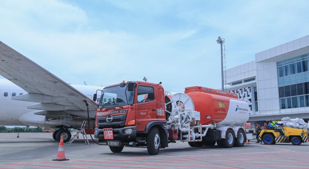 BBM Avtur pesawat terbang. PT Pertamina Patra Niaga melakukan penyesuaian harga Avtur domestik yang berlaku efektif mulai 1 Juni 2026.(Foto: Istimewa)