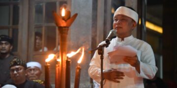 Pembukaan Damar Sewu dilakukan langsung oleh Bupati Kuningan Dian Rachmat Yanuar.(Foto: humas Pemkab Kuningan)