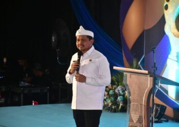 Bupati Sumedang Dony Ahmad Munir jelaskan program Jaga Desa.(Foto: Humas Pemkab Sumedang)