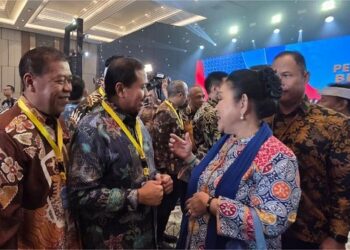 Bupati Sumedang Dony Ahmad Munir mengundang Siti Hediati Soeharto alias Titiek Soeharto datang ke Sumedang saat berjumpa di acara Kemendagri di Yogyakarta, Kamis (4/6/20260).(Foto: Humas Pemkab Sumedang)