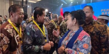 Bupati Sumedang Dony Ahmad Munir mengundang Siti Hediati Soeharto alias Titiek Soeharto datang ke Sumedang saat berjumpa di acara Kemendagri di Yogyakarta, Kamis (4/6/20260).(Foto: Humas Pemkab Sumedang)