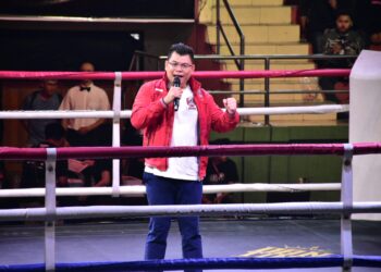 Prabu Combat Series 2026 dihadiri legenda tinju Chris John.(Foto: Humas Pemkab Sumedang)