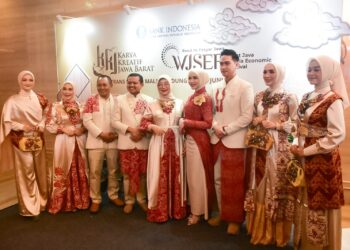 Delegasi Sumedang di Pekan Kerajinan Jawa Barat (PKJB) 2026.(Foto: Humas Pemkab Sumedang)