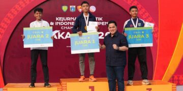 Menpora RI), Erick Thohir mengapresiasi langkah PB PASI yang menghadirkan atlet-atlet dari Asia Tenggara dalam Kejurnas Atletik dan Indonesia U-18 Open Championship 2026 di Stadion Atletik Rawamangun, Jakarta, Sabtu (27/6).(foto:istimewa)