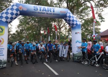 Gowes Napak Tilas Bogor.(Foto: Humas Pemkab Bogor)