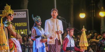 Wali Kota Bogor, Dedie A. Rachim di puncak peringatan Hari Jadi Bogor (HJB) ke-544.(Foto: Humas Pemkot Bogor)