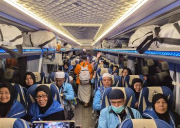 Jemaah haji Indonesia bersiap pulang ke Tanah Air.(Foto: Humas Kemenhaj)