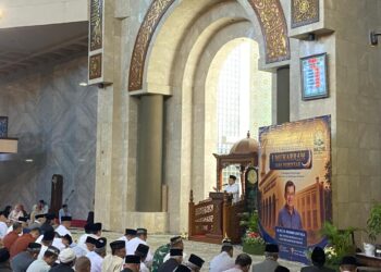 Jusuf Kalla di Masjid Agung Bandung.(Foto: Humas Pemkot Bandung)