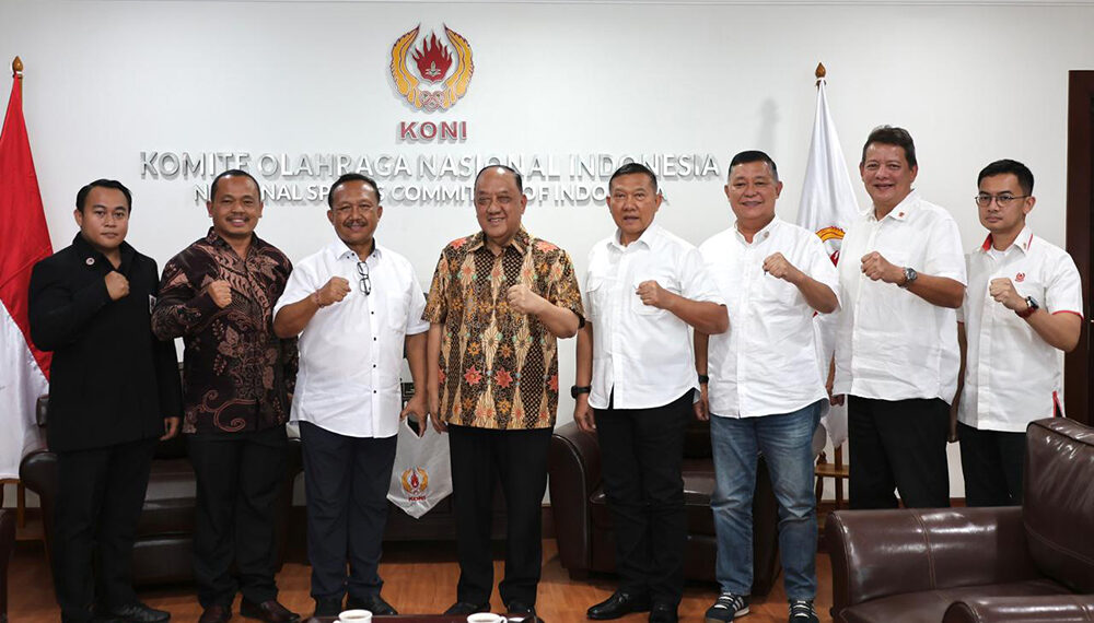 Ketua Umum Komite Olahraga Nasional Indonesia (KONI) Pusat Letjen TNI Purn Marciano Norman memberikan dukungan terhadap rencana kejuaraan Asia bela diri campuran/ Mixed Martial Arts (MMA) di Bali.(Foto: Humas KONI Pusat)