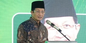 Menteri Agama Nasaruddin Umar mengatakan insentif guru madrasah non ASN akan mulai cair pada akhir Juni 2026.(Foto: Humas Kemenhaj)