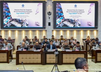 Menkeu Purbaya dalam Rapat Kerja bersama Komisi XI DPR RI mengenai Pengantar Rencana Kerja dan Anggaran (RKA) serta Rencana Kerja Pemerintah (RKP) Kemenkeu Tahun Anggaran 2027 di Ruang Rapat Komisi XI DPR, Jakarta pada Senin (15/6).(Foto: Dok. Kemenkeu)