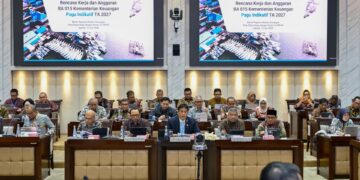 Menkeu Purbaya dalam Rapat Kerja bersama Komisi XI DPR RI mengenai Pengantar Rencana Kerja dan Anggaran (RKA) serta Rencana Kerja Pemerintah (RKP) Kemenkeu Tahun Anggaran 2027 di Ruang Rapat Komisi XI DPR, Jakarta pada Senin (15/6).(Foto: Dok. Kemenkeu)