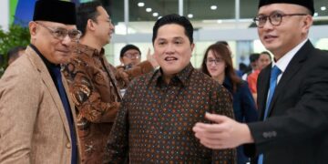 Menpora Erick Thohir mengimbau dan mengajak para kepala daerah meliputi Gubernur, Bupati dan Wali Kota di seluruh wilayah untuk menggelar nonton bareng (nobar) Piala Dunia 2026 gratis dan serentak di wilayah masing-masing. (foto:Gilang/kemenpora.go.id)