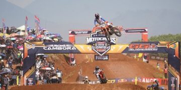 Kejuaraan Nasional (Kejurnas) Motocross Seri 3 Kapolres Cup memperingati HUT ke-80 Bhayangkara.(Foto: Humas Pemkab Sumedang)