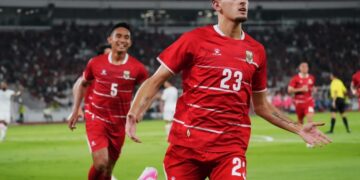 Hasil positif diraih Timnas Indonesia berhasil mengalahkan Oman dengan skor telak 3-0 dalam pertandingan FIFA Matchday di Stadion Utama Gelora Bung Karno, Senayan, Jumat (5/6) malam.(foto:raiky/kemenpora.go.id)