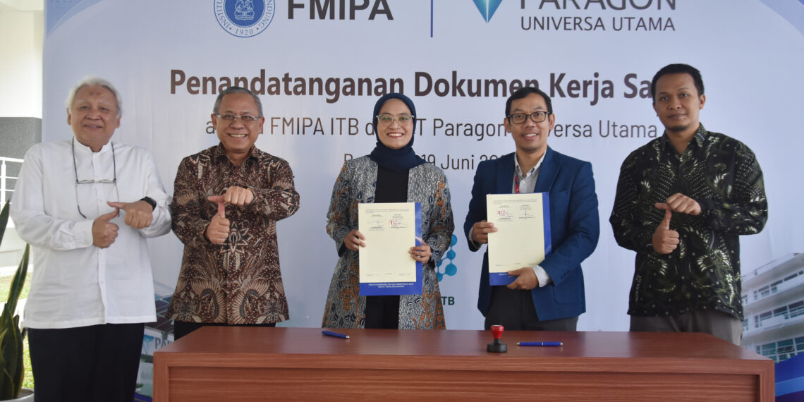 ParagonCorp menjalin kerja sama strategis dengan Fakultas Matematika dan Ilmu Pengetahuan Alam Institut Teknologi Bandung (FMIPA ITB).(Foto: Istimewa)