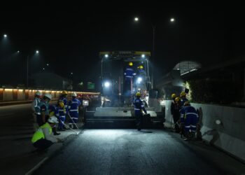 Perbaikan jalan di ruas tol Jasa Marga.(Foto: Dok. Jasa Marga)