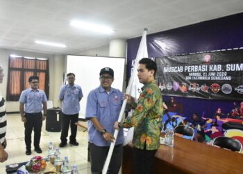 Persatuan Bola Basket Seluruh Indonesia (Perbasi) Sumedang memilih Wakil Bupati Sumedang M Fajar Aldila menjadi Ketua Perbasi Sumedang Masa Bakti Tahun 2026-2030.(Foto: Humas Pemkab Sumedang)