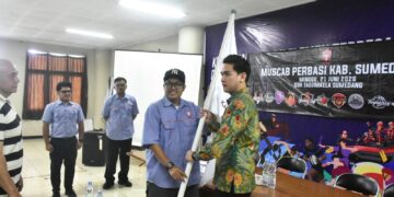 Persatuan Bola Basket Seluruh Indonesia (Perbasi) Sumedang memilih Wakil Bupati Sumedang M Fajar Aldila menjadi Ketua Perbasi Sumedang Masa Bakti Tahun 2026-2030.(Foto: Humas Pemkab Sumedang)