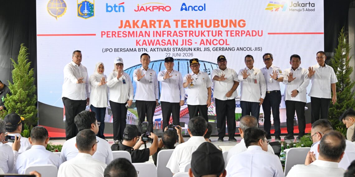 Peresmian Stasiun Kereta Api JIS.(Foto: Dok. Kemenhub)