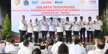 Peresmian Stasiun Kereta Api JIS.(Foto: Dok. Kemenhub)