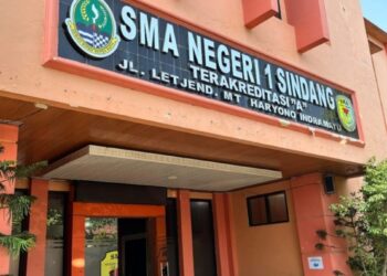 Gedung SMAN 1 Sindang.(Foto: Istimewa)