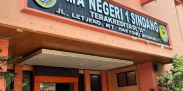 Gedung SMAN 1 Sindang.(Foto: Istimewa)