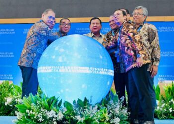 Presiden Prabowo Subianto secara resmi membuka Sarasehan Kebangsaan Konvensi Sains, Teknologi, dan Industri Indonesia (KSTI) Tahun 2026 yang digelar di Jakarta International Convention Center (JICC), Jakarta, pada Jumat (26/06/2026).(Foto: Dok. Setneg)