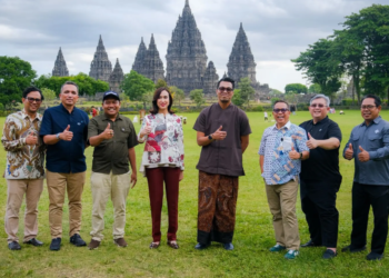 Candi Prambanan berbenah jelang libur sekolah 2026.(Foto: Humas Kemenpar)