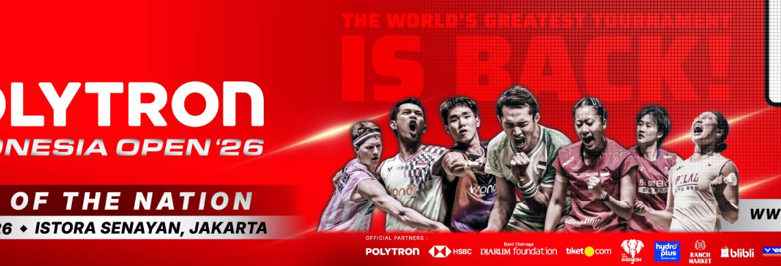 Polytron Indonesia Open 2026.(Image: PBSI)