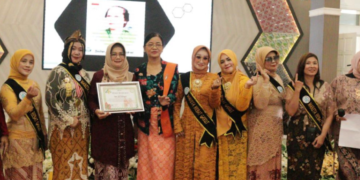 Wanita Hebat Garut atau Wahegar gelar fashion show kebaya.(Foto: Humas Pemkab Garut)