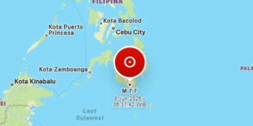 Gempa Sulut - Filipna.(Image: BMKG)