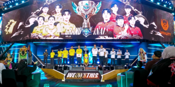Grand Final Mobile Legends: Bang Bang Professional League Indonesia Season 17 (MPL ID S17) yang berlangsung di Velodrome, Jakarta.(Foto; Dok. Biro Komunikasi Kementerian Ekonomi Kreatif/ Badan Ekonomi Kreatif.)