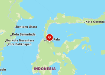 Gempa bumi berkekuatan cukup besar mengguncang wilayah Sulawesi Tengah pada Selasa (16/6/2026) pagi. (Image" BMKG)